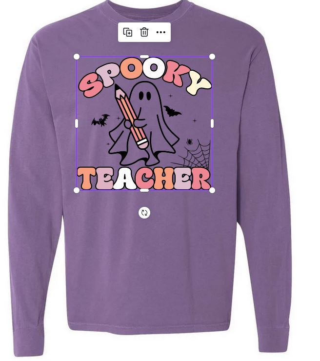 Spooky Teacher Long Sleeve Tee