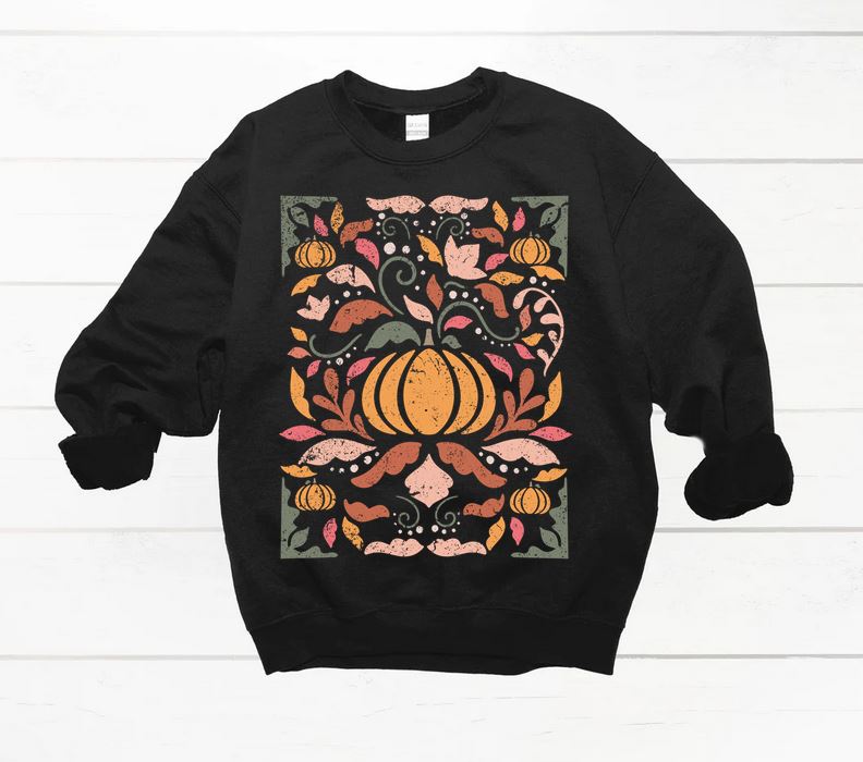 Abstract Pumpkin Fall Crew