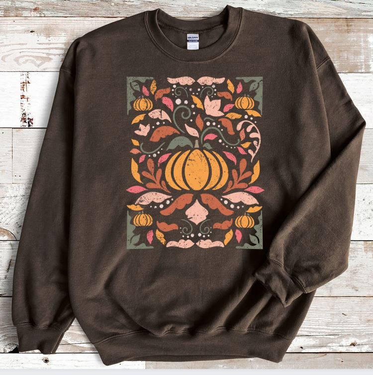 Abstract Pumpkin Fall Crew