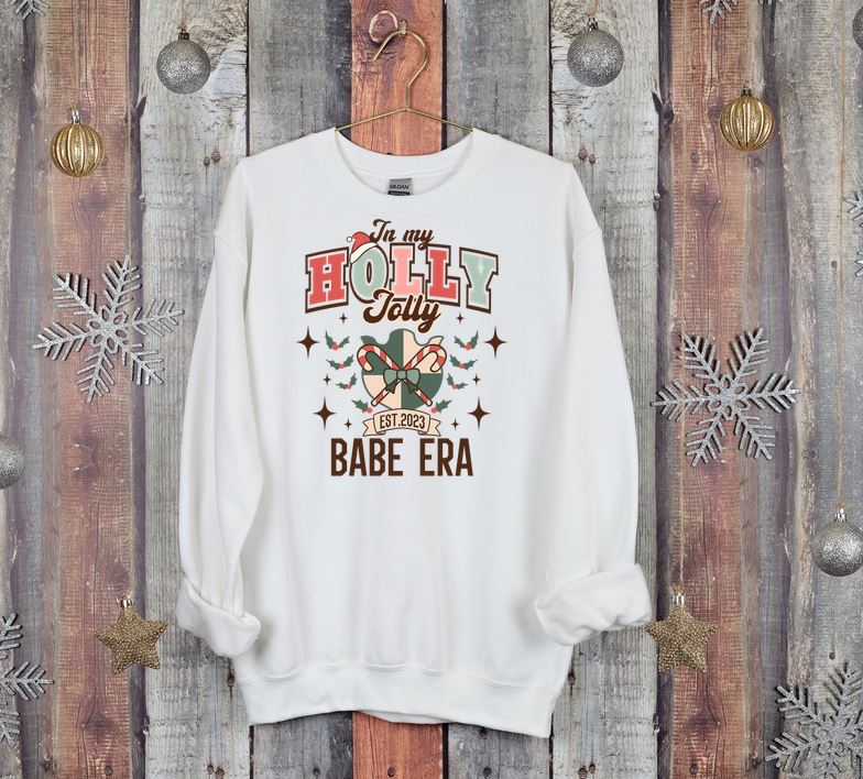 In My Holly Jolly Babe Era Crew