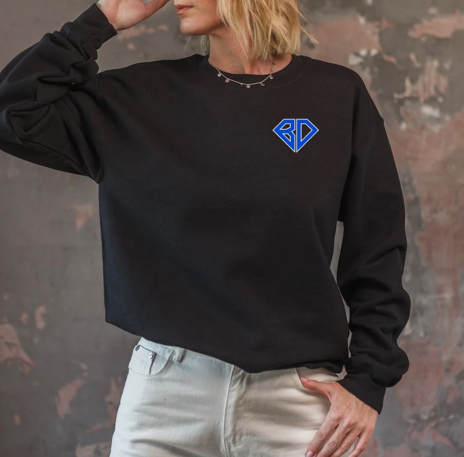 BDA Splatter Crew Neck Sweatshirt