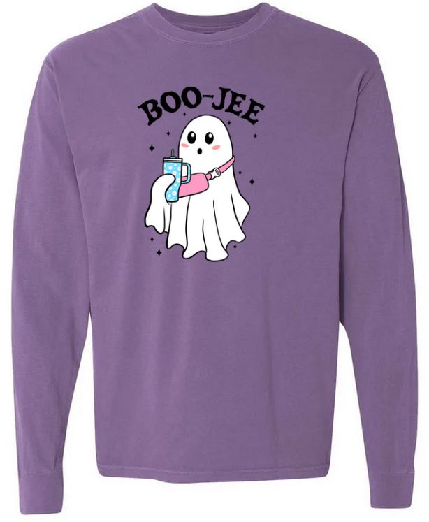 Boo-Jee Ghost Long Sleeve Tee