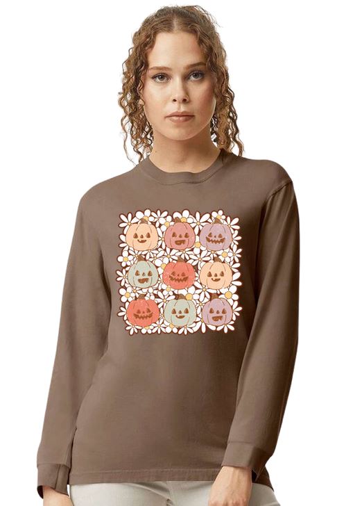 Daisy Jack O Lanter Long Sleeve Tee