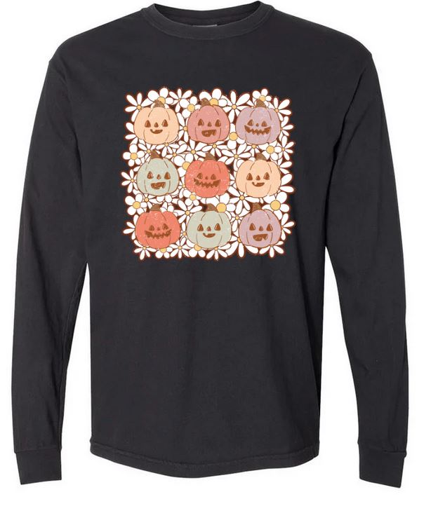 Daisy Jack O Lanter Long Sleeve Tee