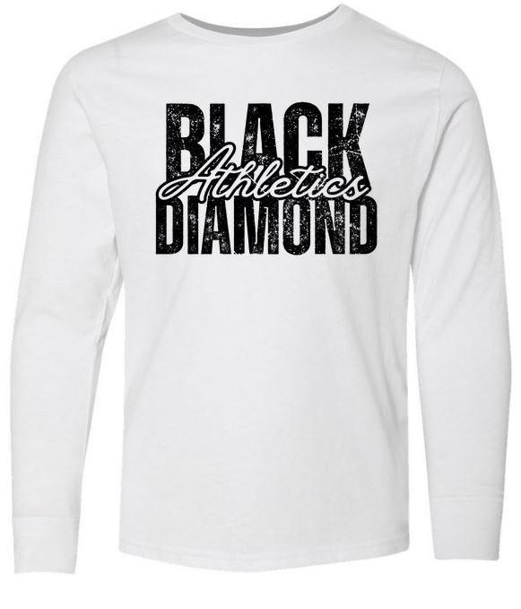 BDA Distressed Long Sleeve Jersey Tee-Youth