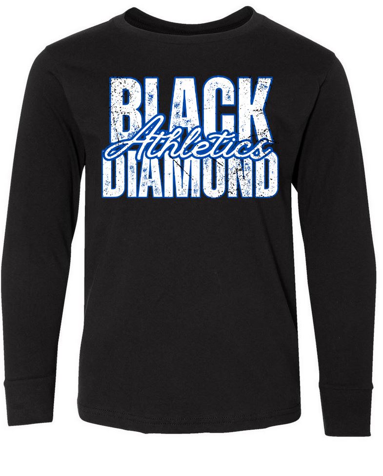 BDA Distressed Long Sleeve Jersey Tee-Youth