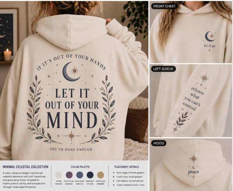 Let It Out of Your Mind Graphic Hoodie