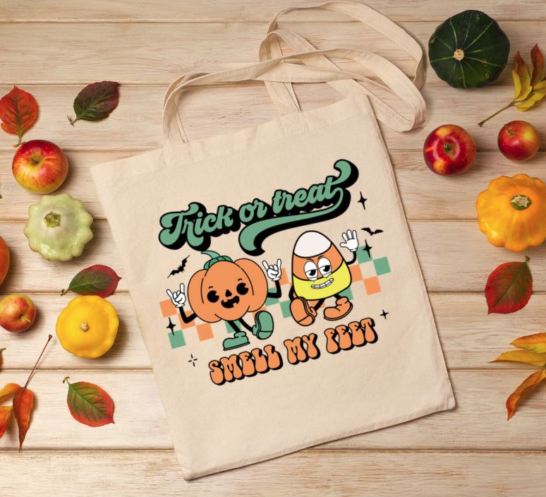 Trick Or Treat Smell My Feet Tote
