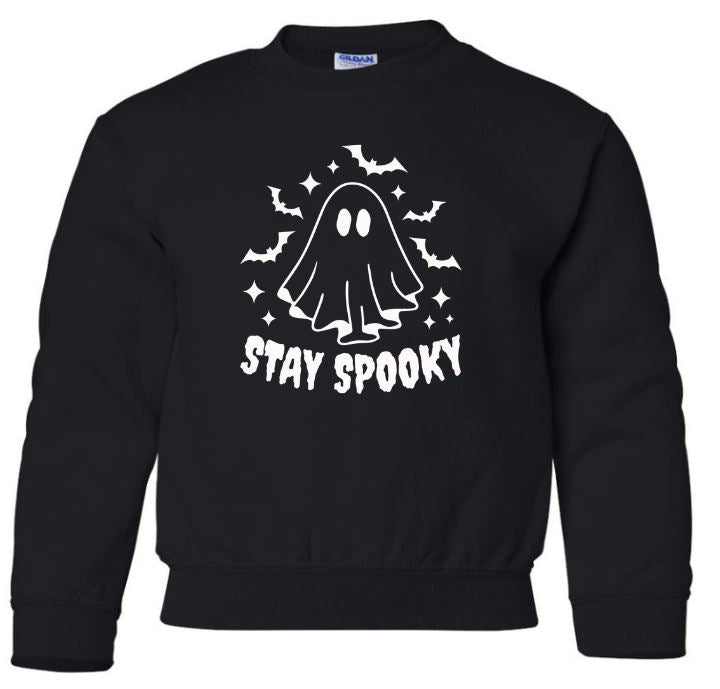 Youth Stay Spooky Ghost Crew Neck
