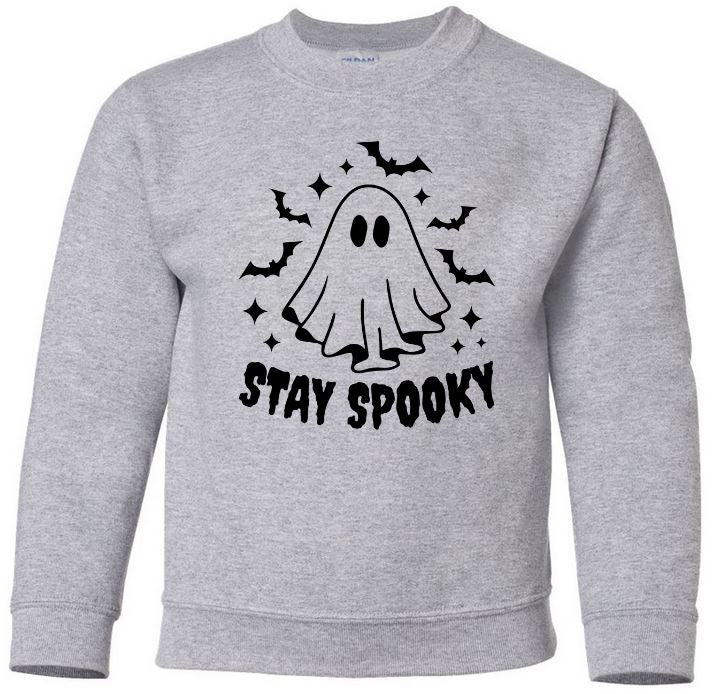 Youth Stay Spooky Ghost Crew Neck
