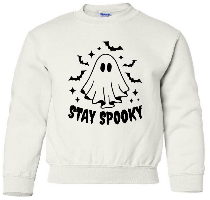 Youth Stay Spooky Ghost Crew Neck