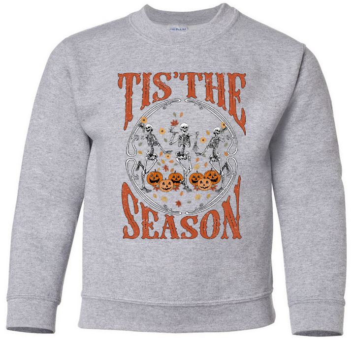 Youth Tis' The Season Halloween Crew Neck