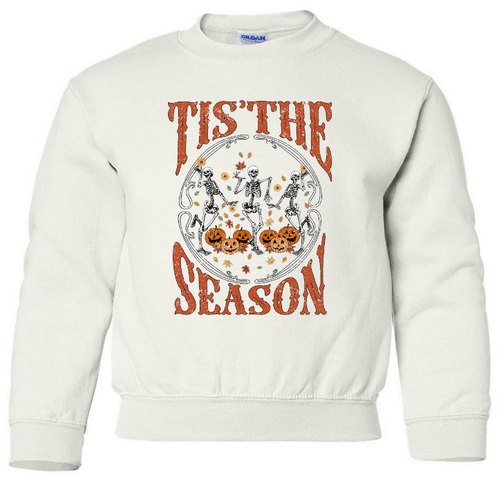 Youth Tis' The Season Halloween Crew Neck