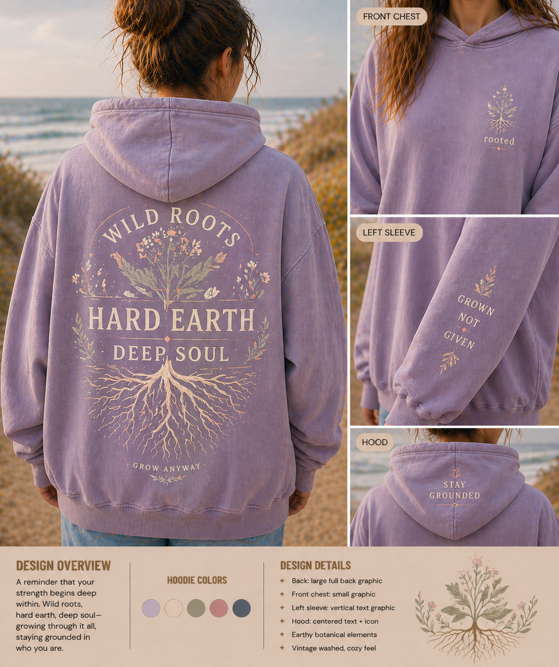 Wild Roots Graphic Hoodie