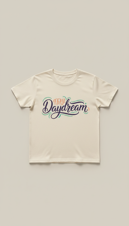 Hand-Lettered Daydream Cotton Tee