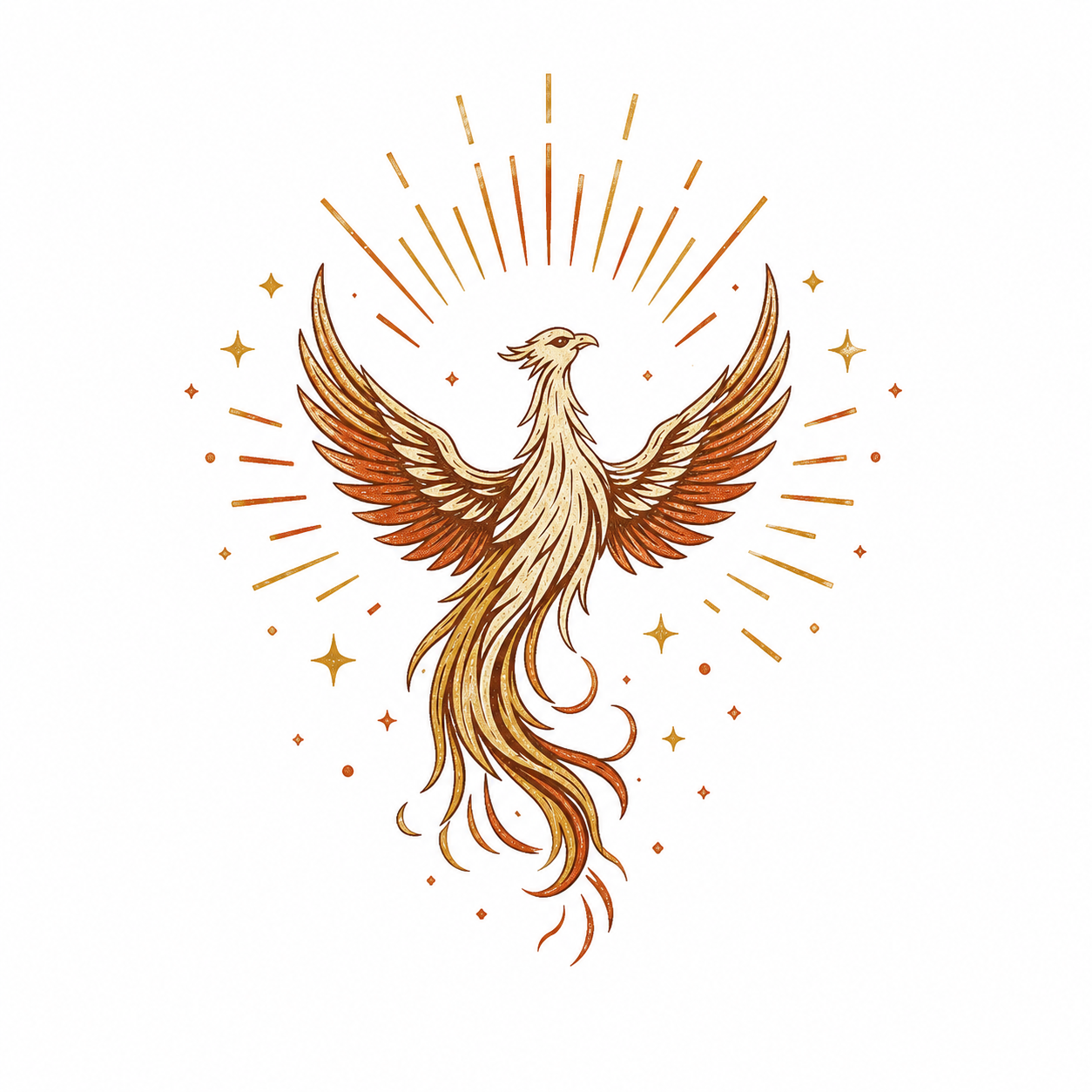 The Light Phoenix Graphic Hoodie | Radiant Threads