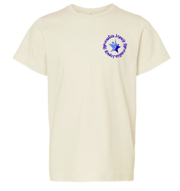 Gymnastics Collage on Back Jersey Tee