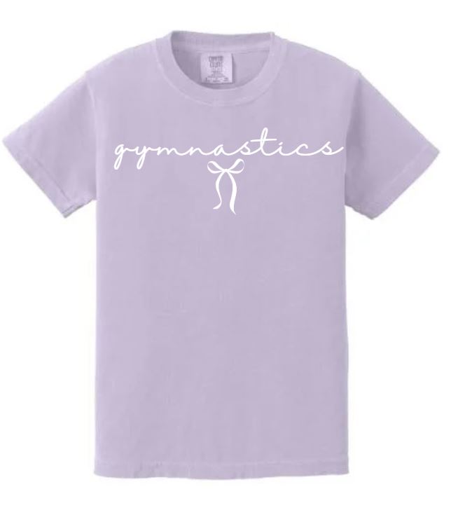 Bow Gymnastics Comfort Colors Tee