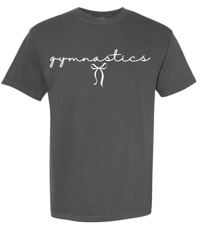 Bow Gymnastics Comfort Colors Tee