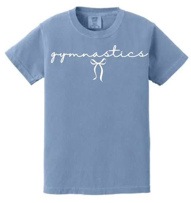 Bow Gymnastics Comfort Colors Tee