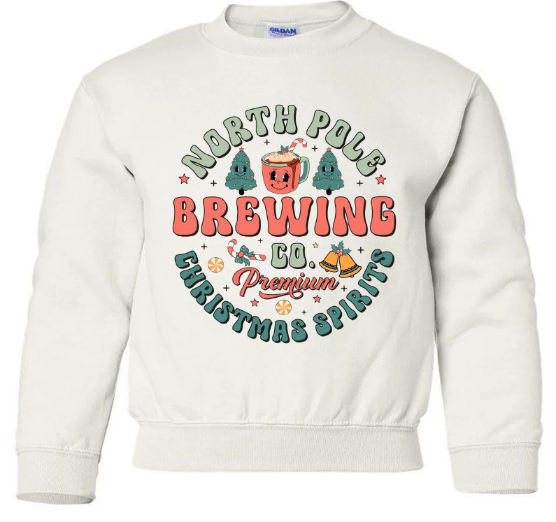 Youth North Pole Brewing Co. Crew Neck