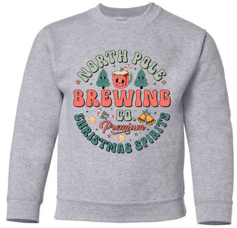 Youth North Pole Brewing Co. Crew Neck