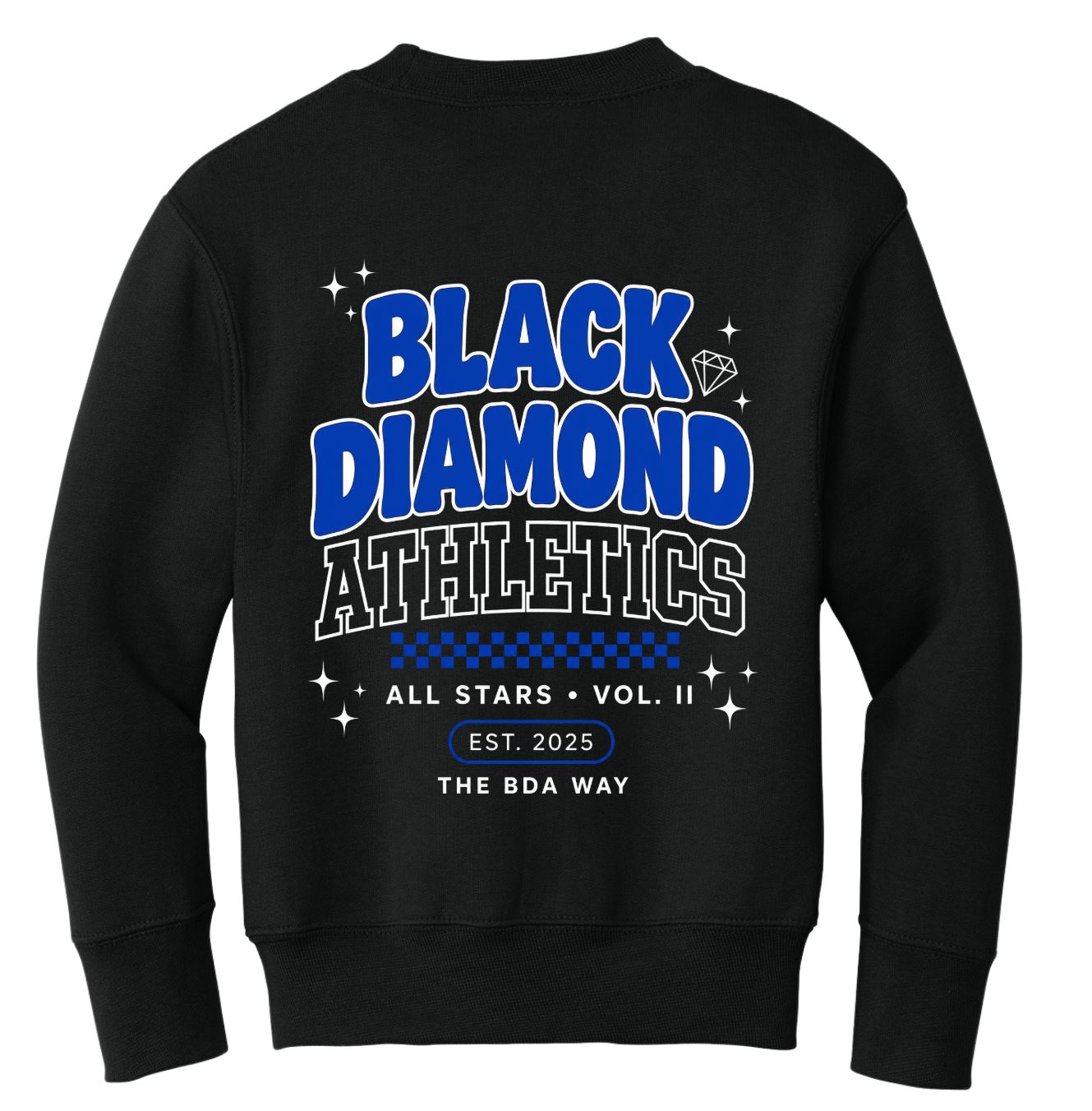 Youth BDA Bubble Front Crew in Black