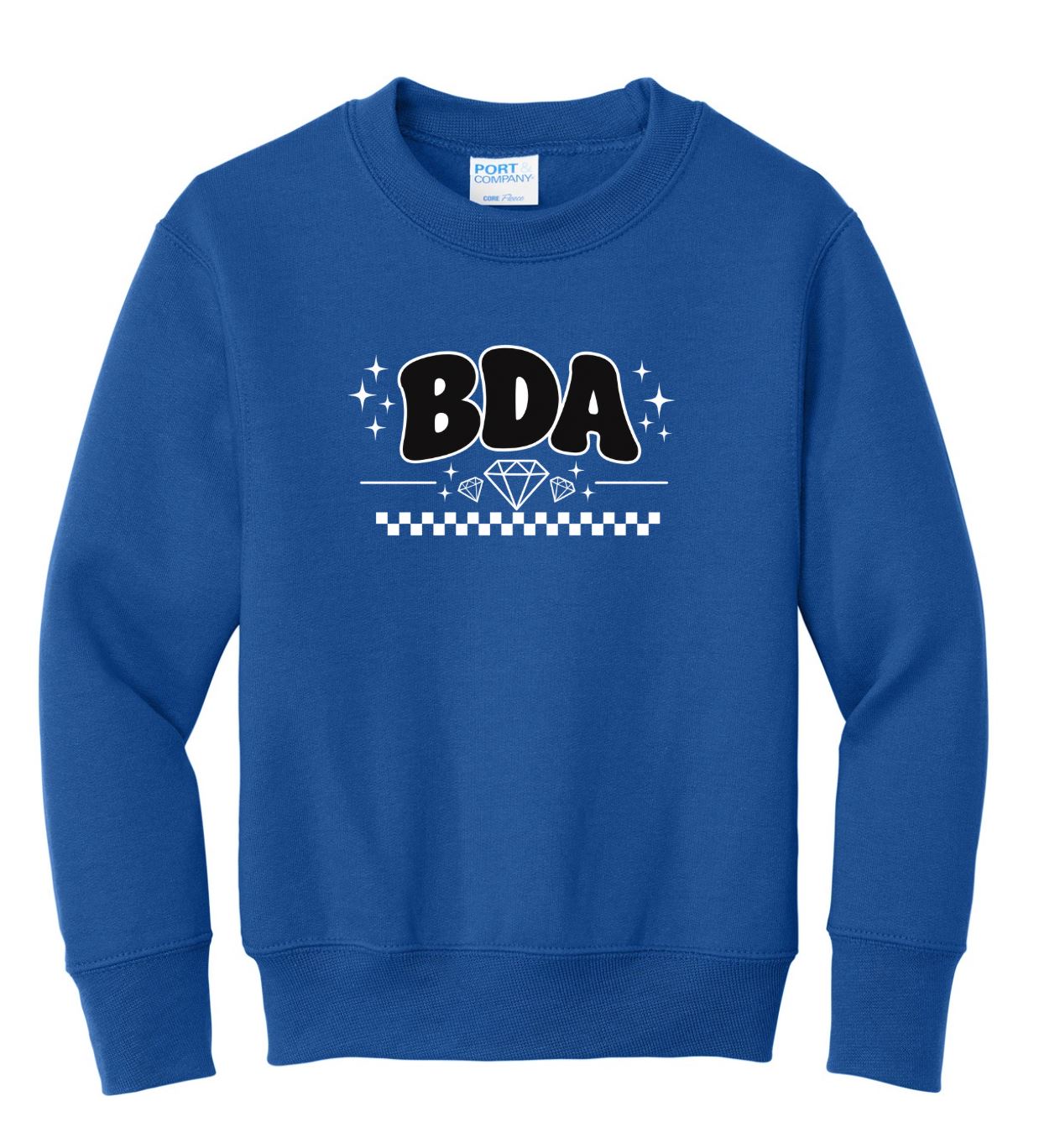 Youth BDA Bubble Front Crew in Royal