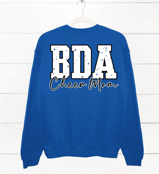 BDA Cheer Mom Drop Sleeve Crewneck