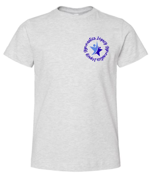 Gymnastics Collage on Back Jersey Tee