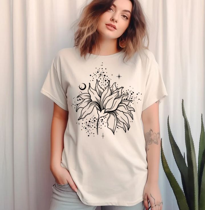 Cosmic Flower Tee