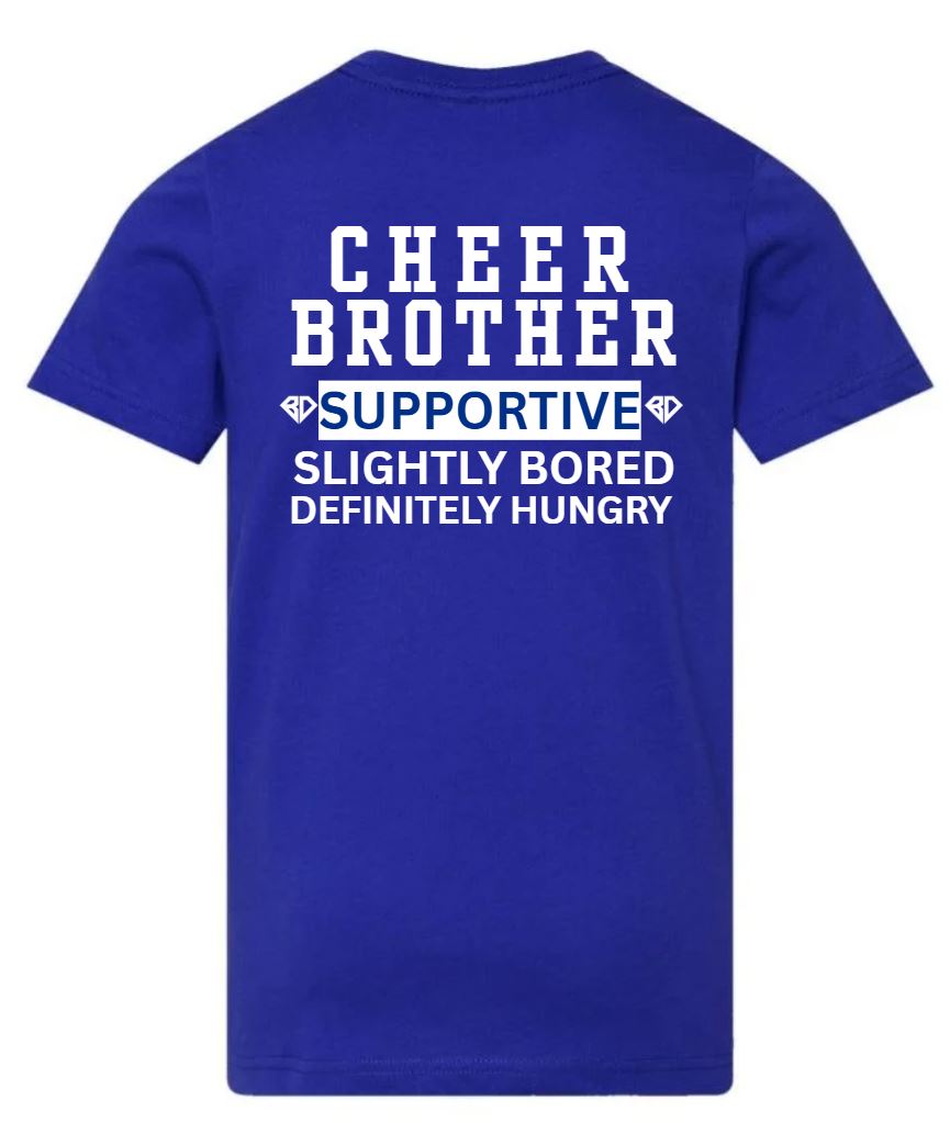 Cheer Brother Slightly Bored Youth Tee