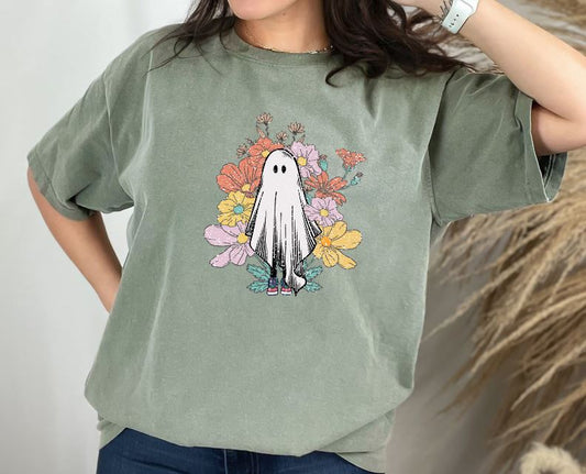 Floral Ghost Tee