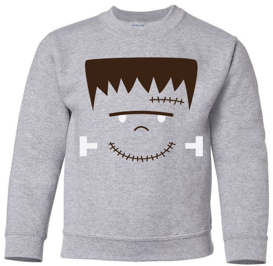 Youth Frankentein Face Crew Neck