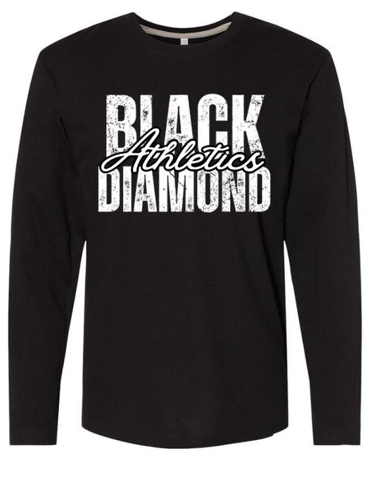 BDA Distressed Long Sleeve Jersey Tee-Mens