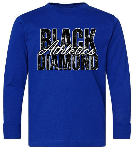 BDA Distressed Long Sleeve Jersey Tee-Youth