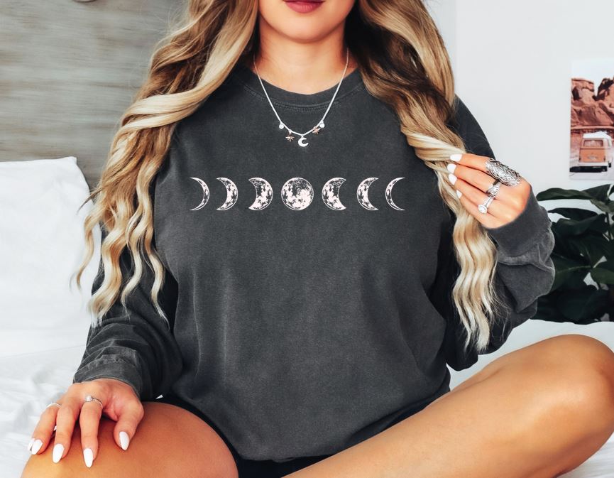 Moon Phases Long Sleeve Tee