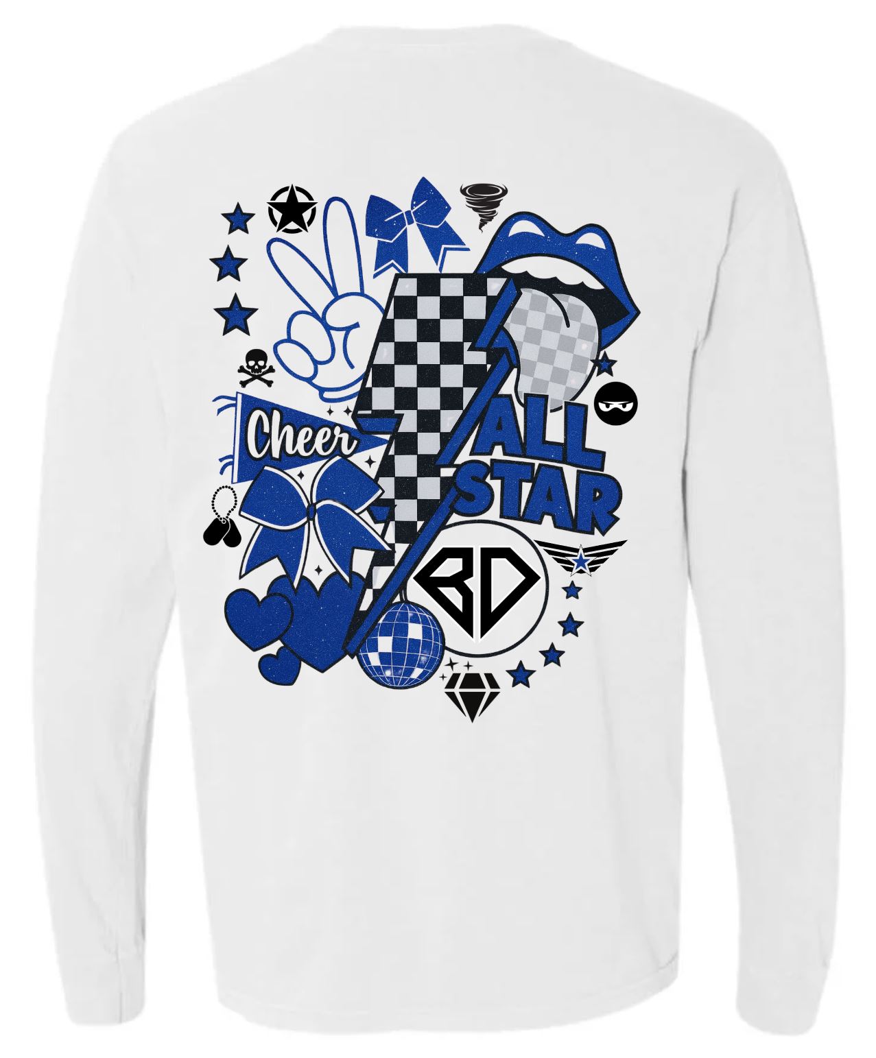 Vegas Long Sleeve Tee-Comfort Colors