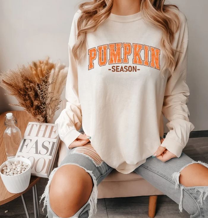 Pumpkin Season Long Sleeve Tee