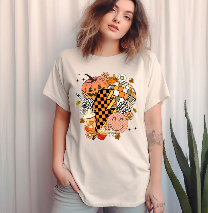 Retro Fall Collage Tee