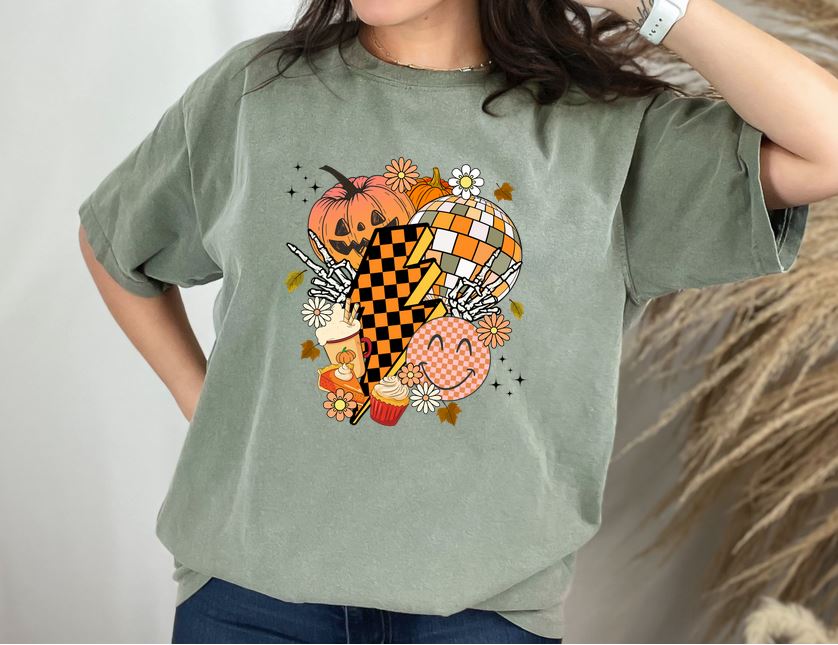 Retro Fall Collage Tee
