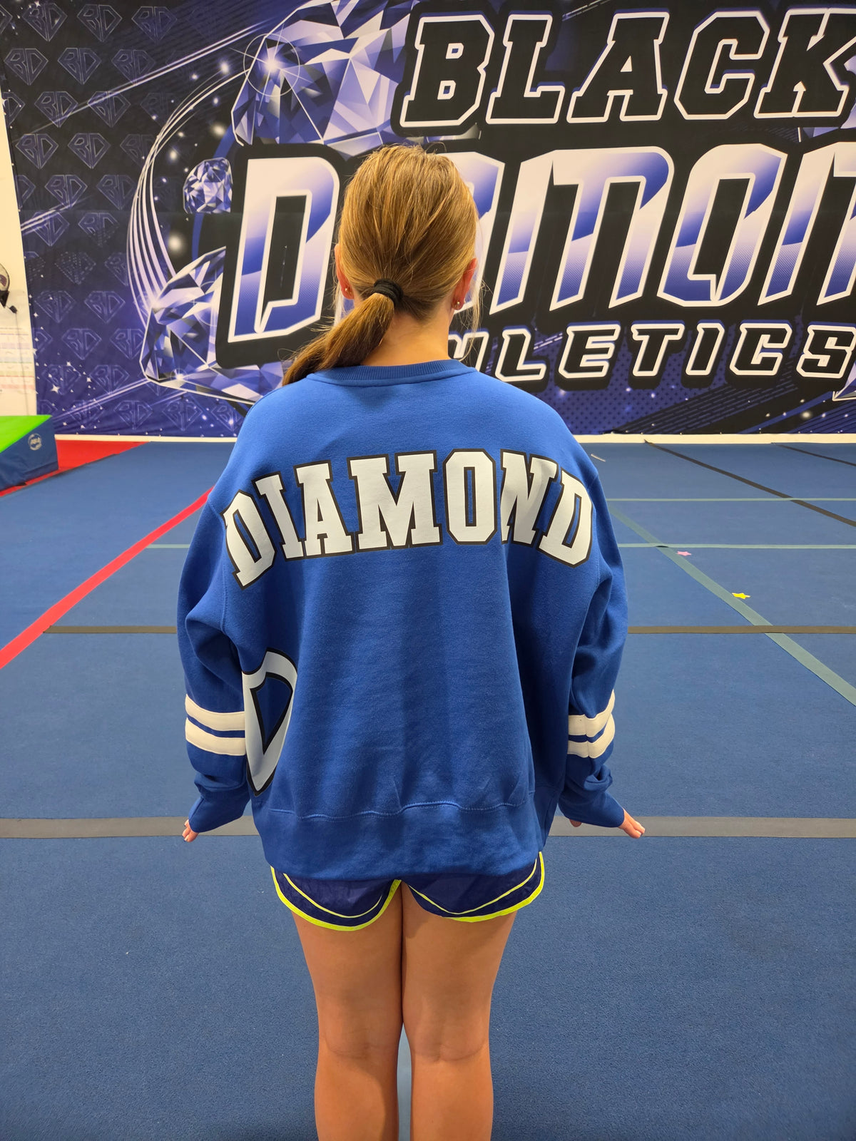 DIAMOND Varsity Boxy Crew Sweatshirt