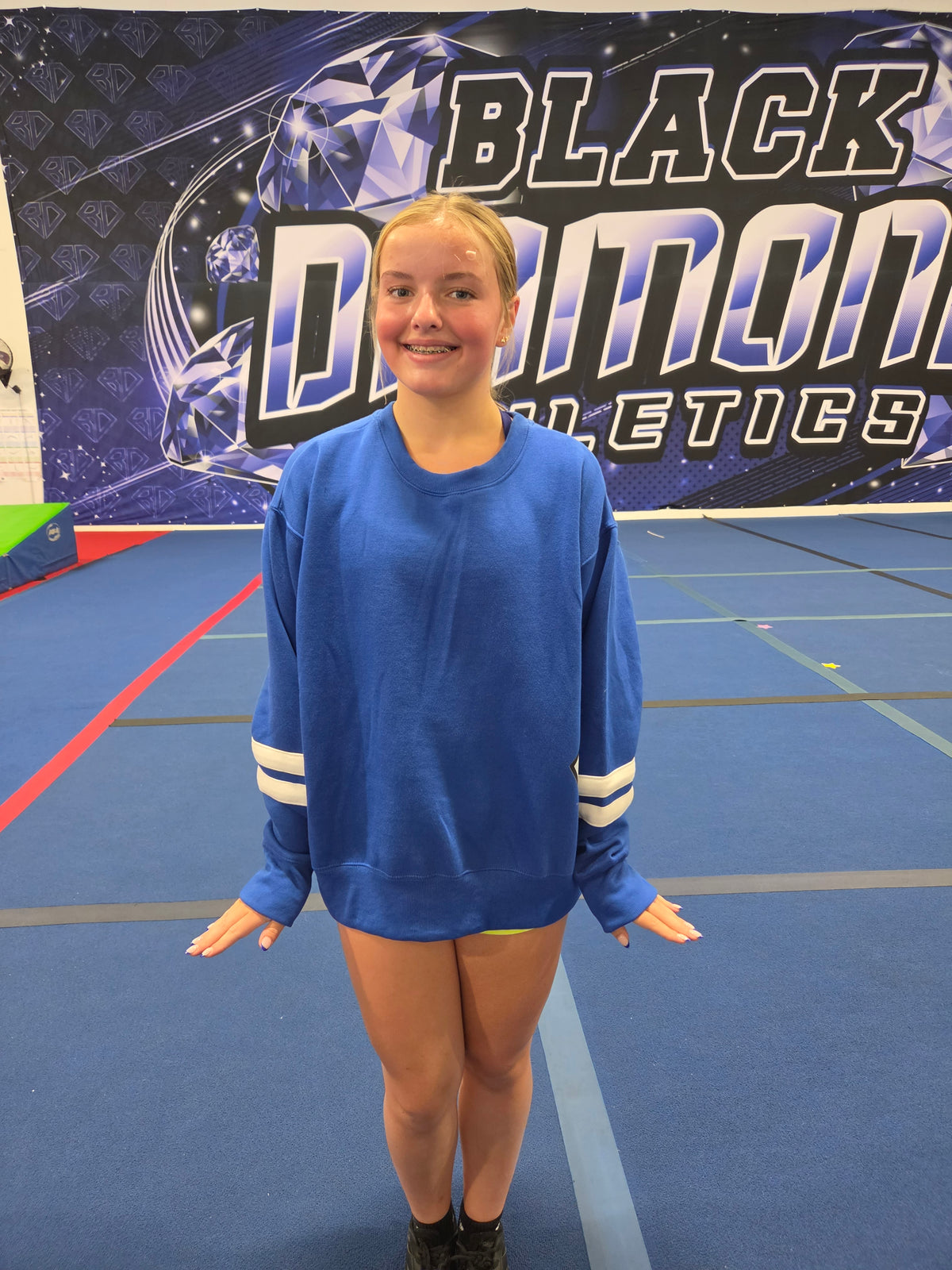 DIAMOND Varsity Boxy Crew Sweatshirt