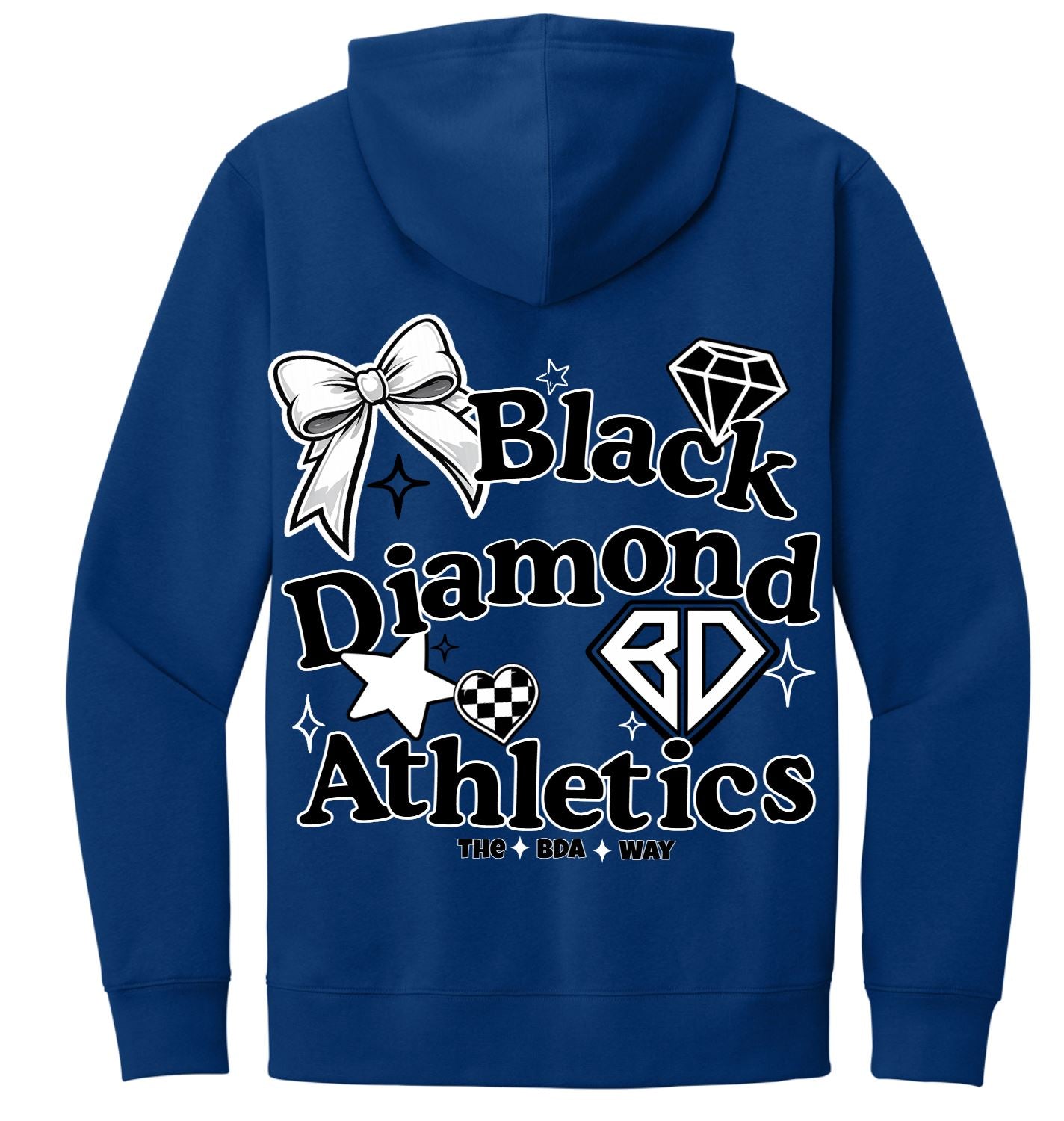 Black Diamond Athletics Hoodie in Royal