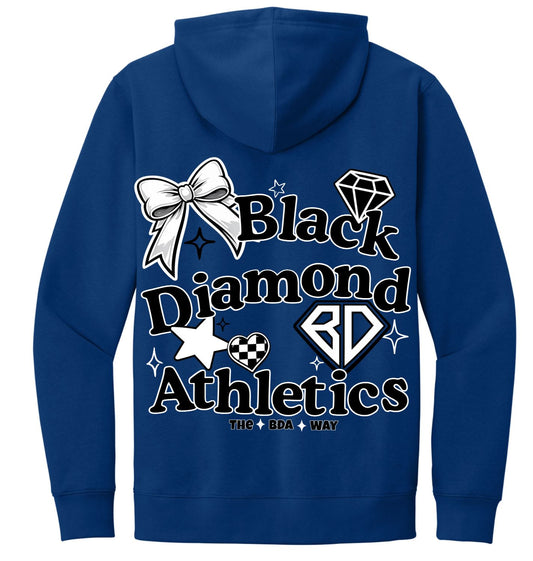 Black Diamond Athletics Hoodie in Royal