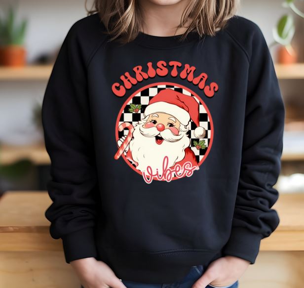 Retro Santa Vibes Crew