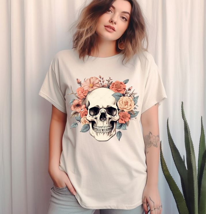 Flower Skull Tee