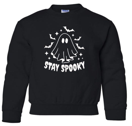 Youth Stay Spooky Ghost Crew Neck