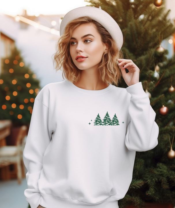 Farm Fresh Christmas Trees Back Graphic Crew