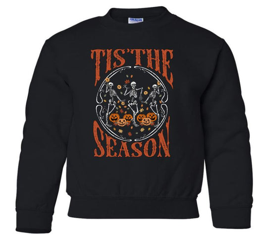 Youth Tis' The Season Halloween Crew Neck